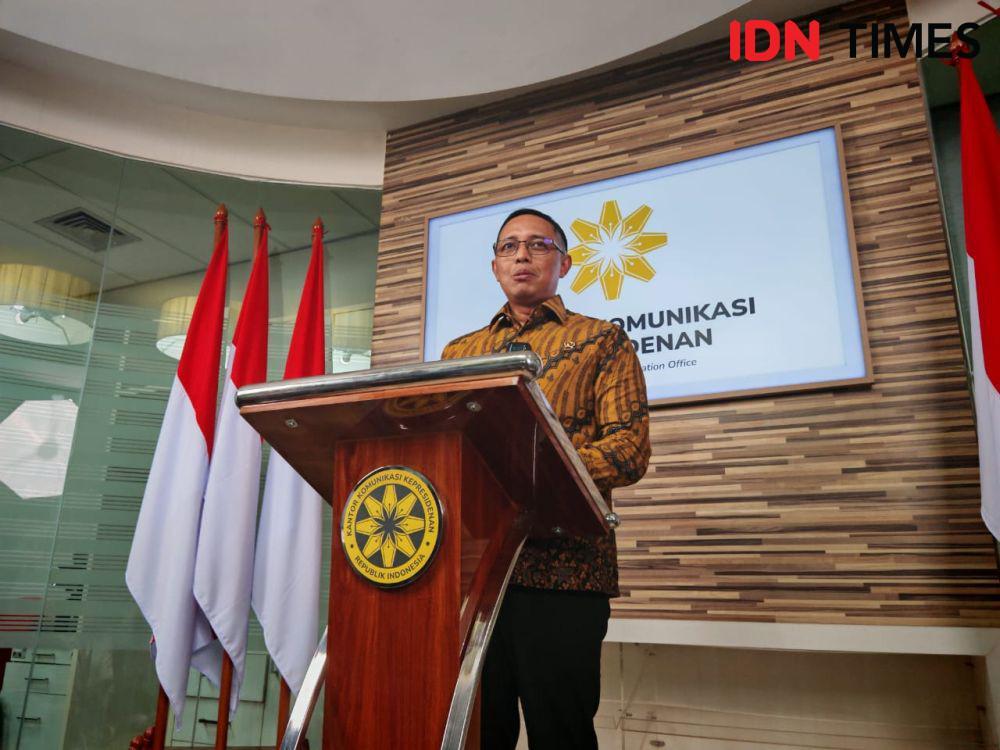 Kepala Kantor Komunikasi Kepresidenan, Hasan Nasbi (IDN Times/Ilman Nafi'an)