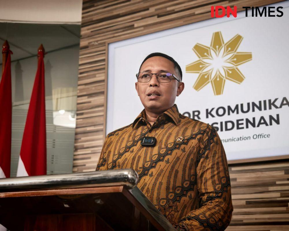 Kepala Kantor Komunikasi Kepresidenan, Hasan Nasbi (IDN Times/Ilman Nafi'an)