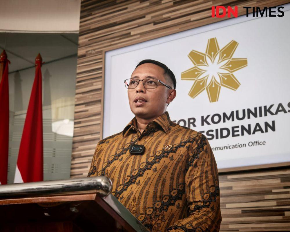 Kepala Kantor Komunikasi Kepresidenan, Hasan Nasbi (IDN Times/Ilman Nafi'an)