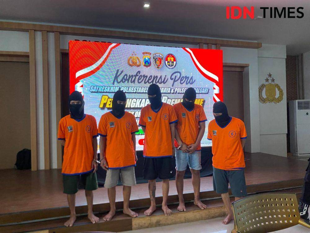 5 Anggota Ormas di Surabaya Dibui Usai Sewakan Lahan Milik Orang Lain