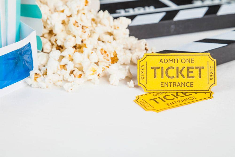Ilustrasi tiket nonton bioskop (freepik.com/freepik)