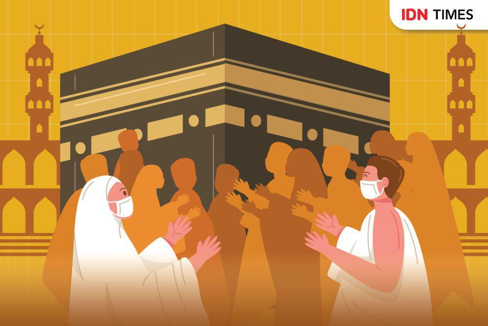 Ilustrasi jemaah haji. (IDN Times/Aditya Pratama)