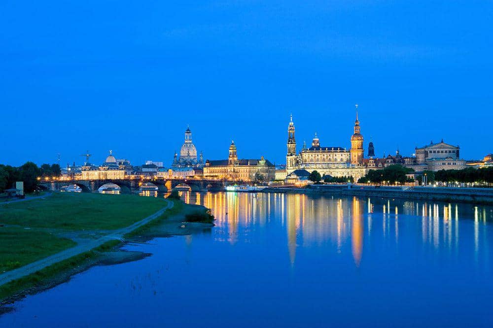 potret Sungai Elbe yang mengalir di Kota Dresden, Jerman (commons.wikimedia.org/Mylius)