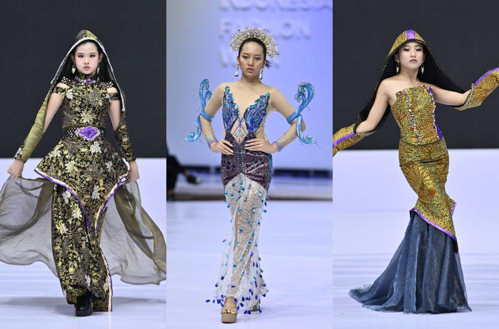 7 Koleksi Dress Anak Sentuhan Wastra di IFW 2025, Eksotis!