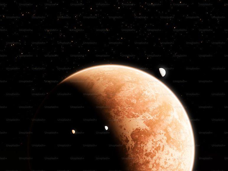 ilustrasi planet Venus (unsplash.com/Ayush Kumar)