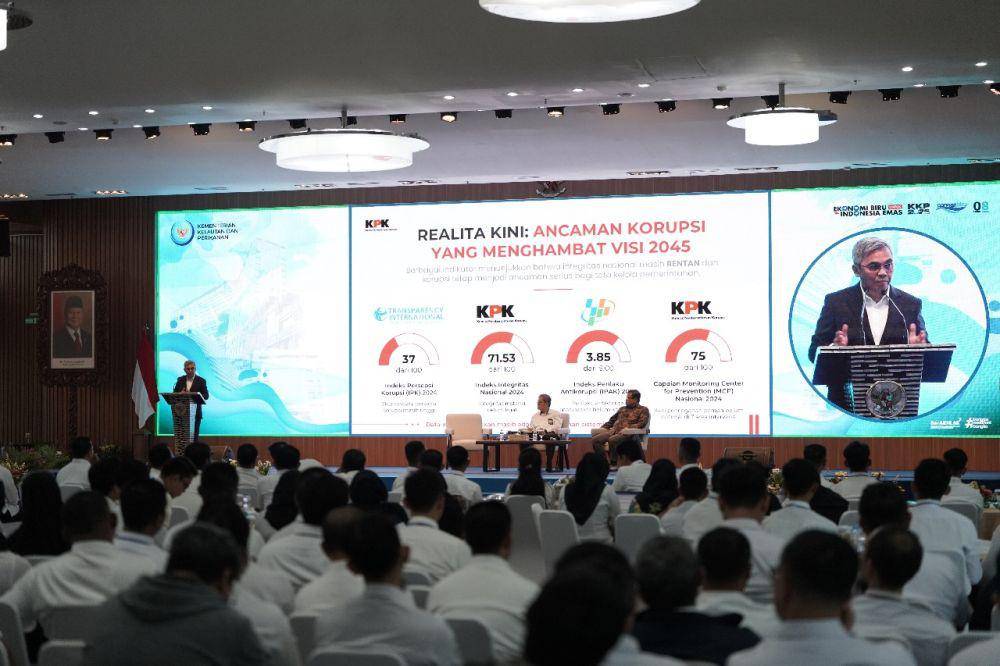 Ketua KPK Setyo Budiyanto di Kementerian Kelautan dan Perikanan (dok.Humas KPK)