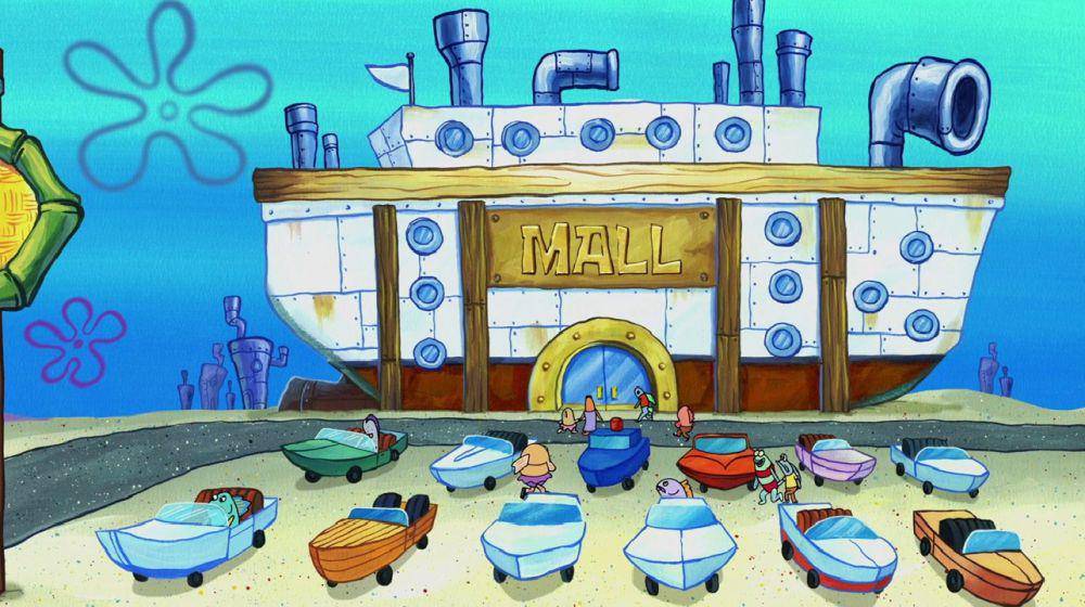 Bikini Bottom Mall (dok. Nickelodeon/SpongeBob SquarePants)