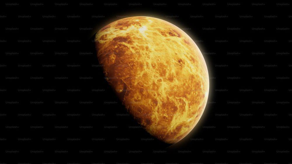 ilustrasi planet Venus (unsplash.com/Zyanya Citlalli)