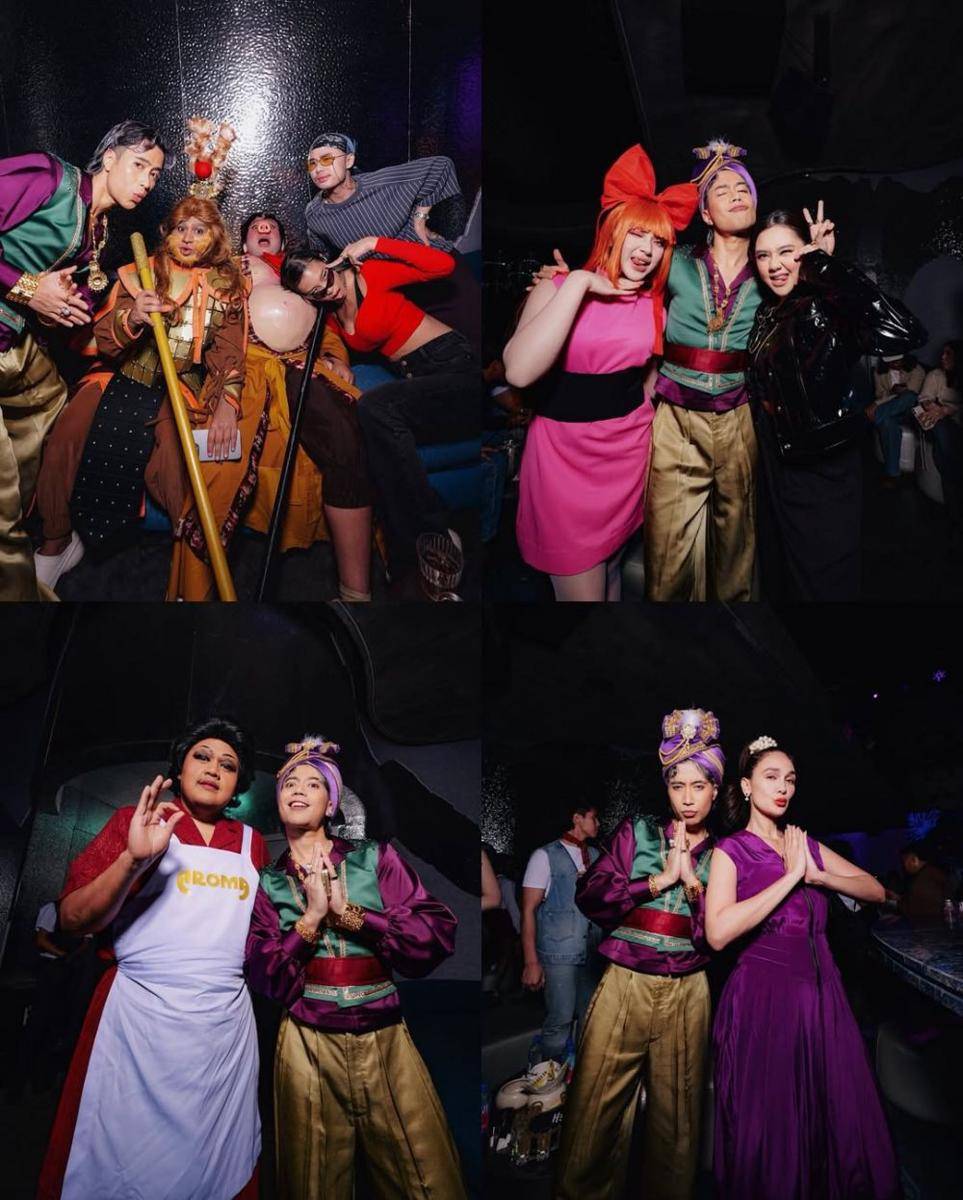 OOTD Artis di Aries Party Bertemakan 90’s TV Shows (instagram.com/vidialdiano)