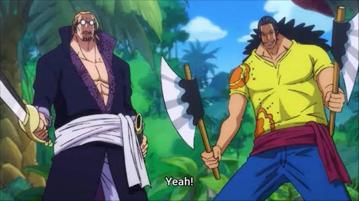Silvers Rayleigh dan Scopper Gaban (Dok. Toei Animation/One Piece)