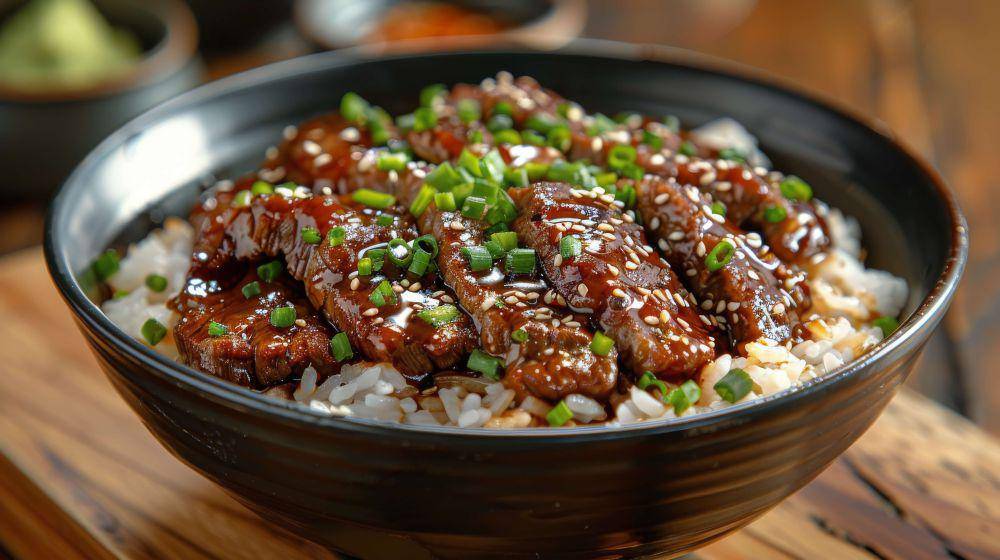 ilustrasi beef teriyaki (vecteezy.com/Oleg Gapeenko)
