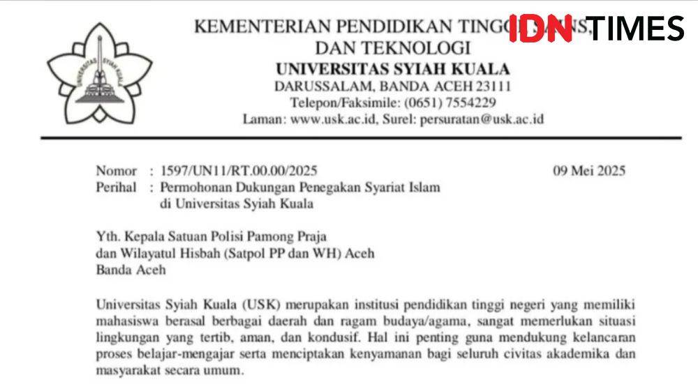 Rektor Surati Satpol PP dan WH Patroli Syariat Islam di Kampus