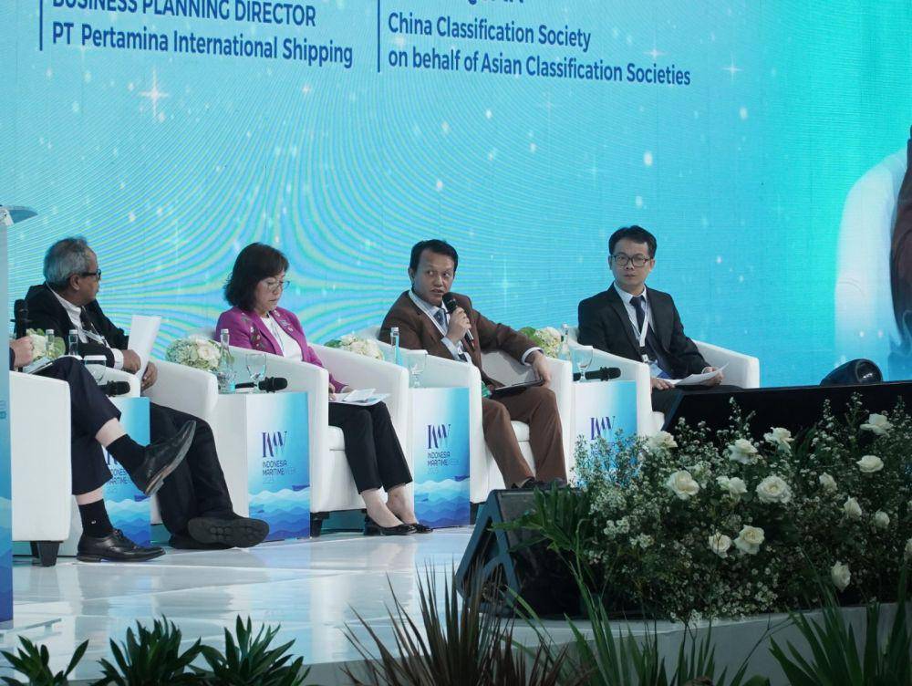PT Pertamina International Shipping (PIS) di International Maritime Week (IMW) 2025 (Dok. Pertamina)