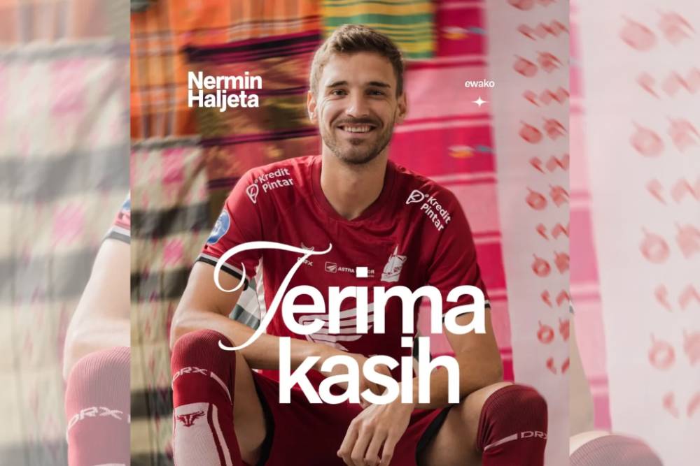 Foto pengumuman berpisahnya PSM Makassar dengan Nermin Haljeta yang diunggah ke akun media sosial resmi klub pada Senin 2 Juni 2025. (Instagram.com/psm_makassar)