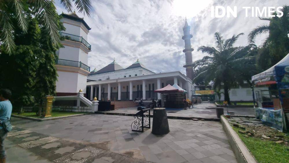 Masjid Agung Sultan Mahmud Badaruddin II Joyo Wikromo Palembang (IDN Times/Rangga Erfizal)