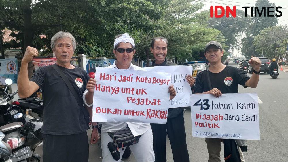 HUT ke-543 Bogor, Warga Demo Hak Atas Tanah Minta Bantu Dedi Mulyadi