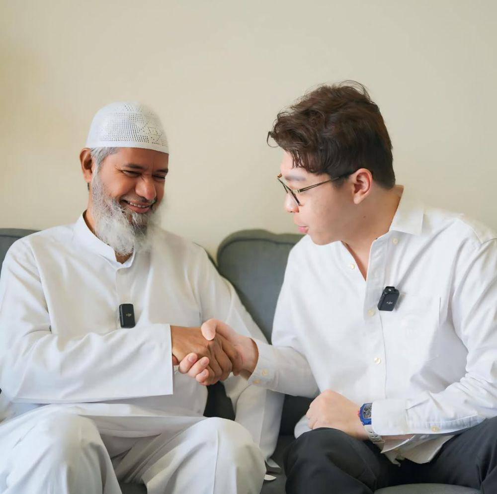 potret dr. Richard Lee dan ustaz Zakir Naik (instagram.com/dr.richard_lee)