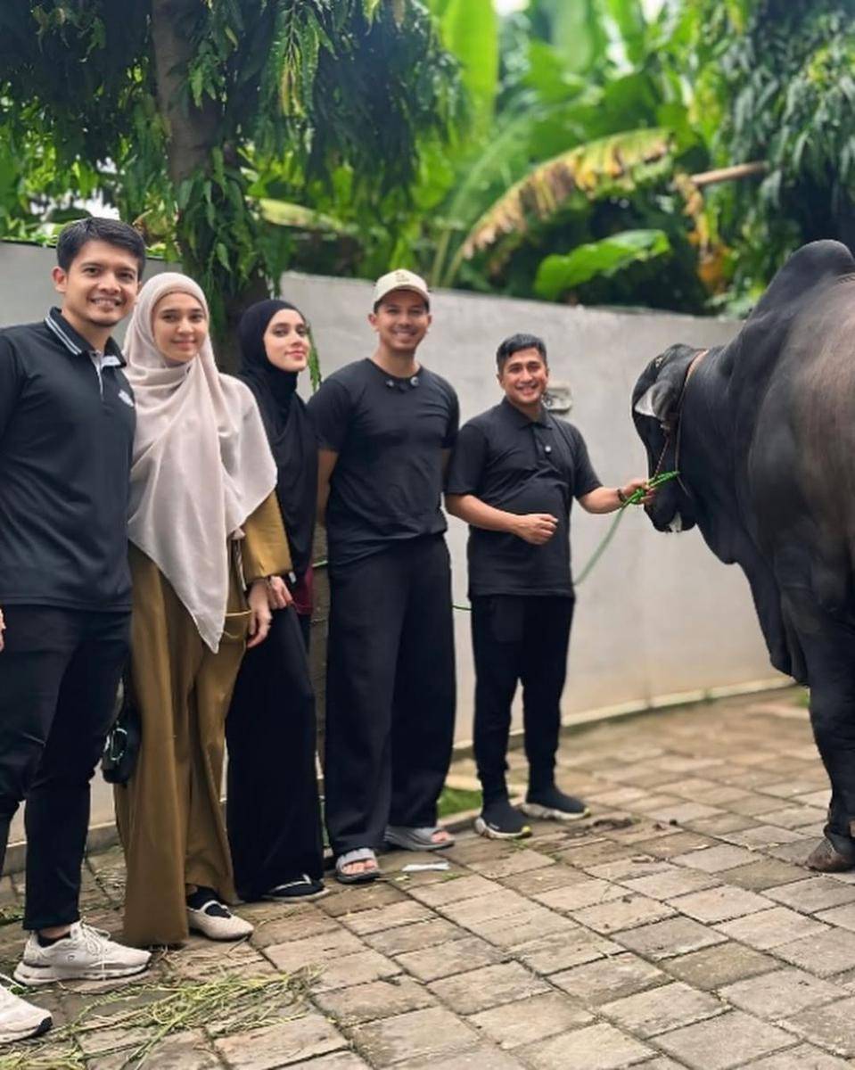 sapi kurban Sonny dan Fairuz dari Raffi Ahmad (instagram.com/sonnyseptian)