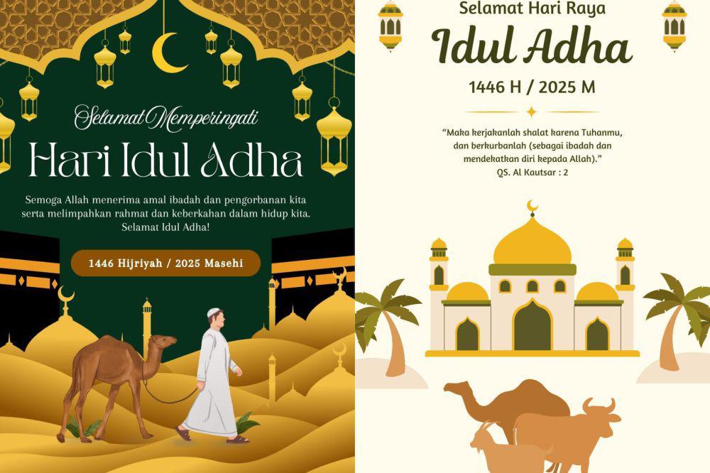9 Poster Idul Adha 2025, Desain Menarik Bernuansa Islami!