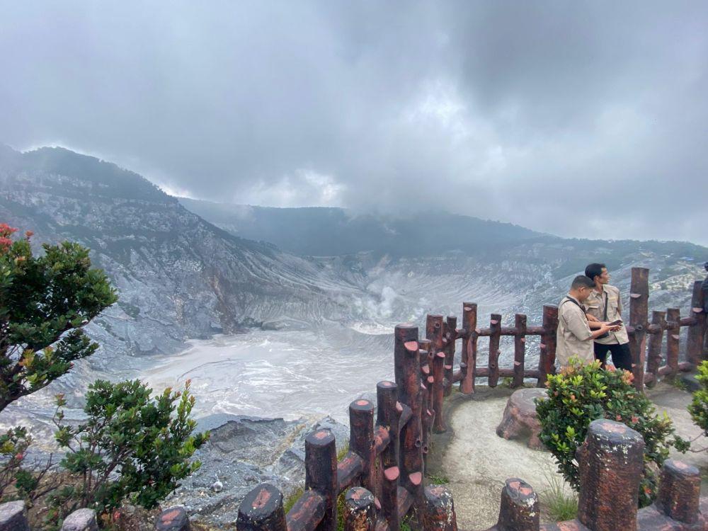 Sejak Awal Juni Ratusan Gempa Kecil Terjadi di Gunung Tangkuban Perahu