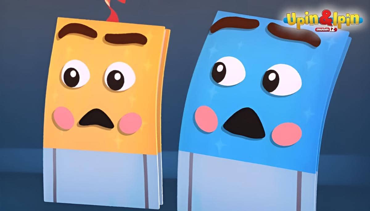 Upin dan Ipin menjadi buku
