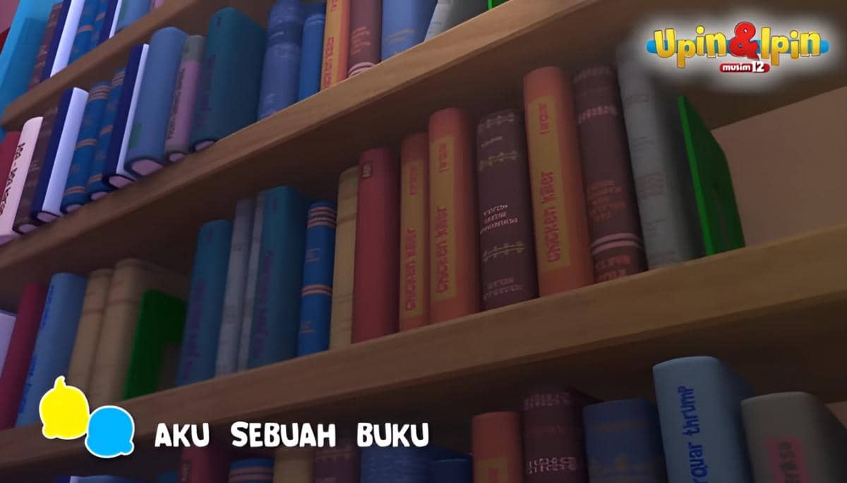 6 Episode Upin & Ipin yang Ajarkan Pentingnya Membaca Buku
