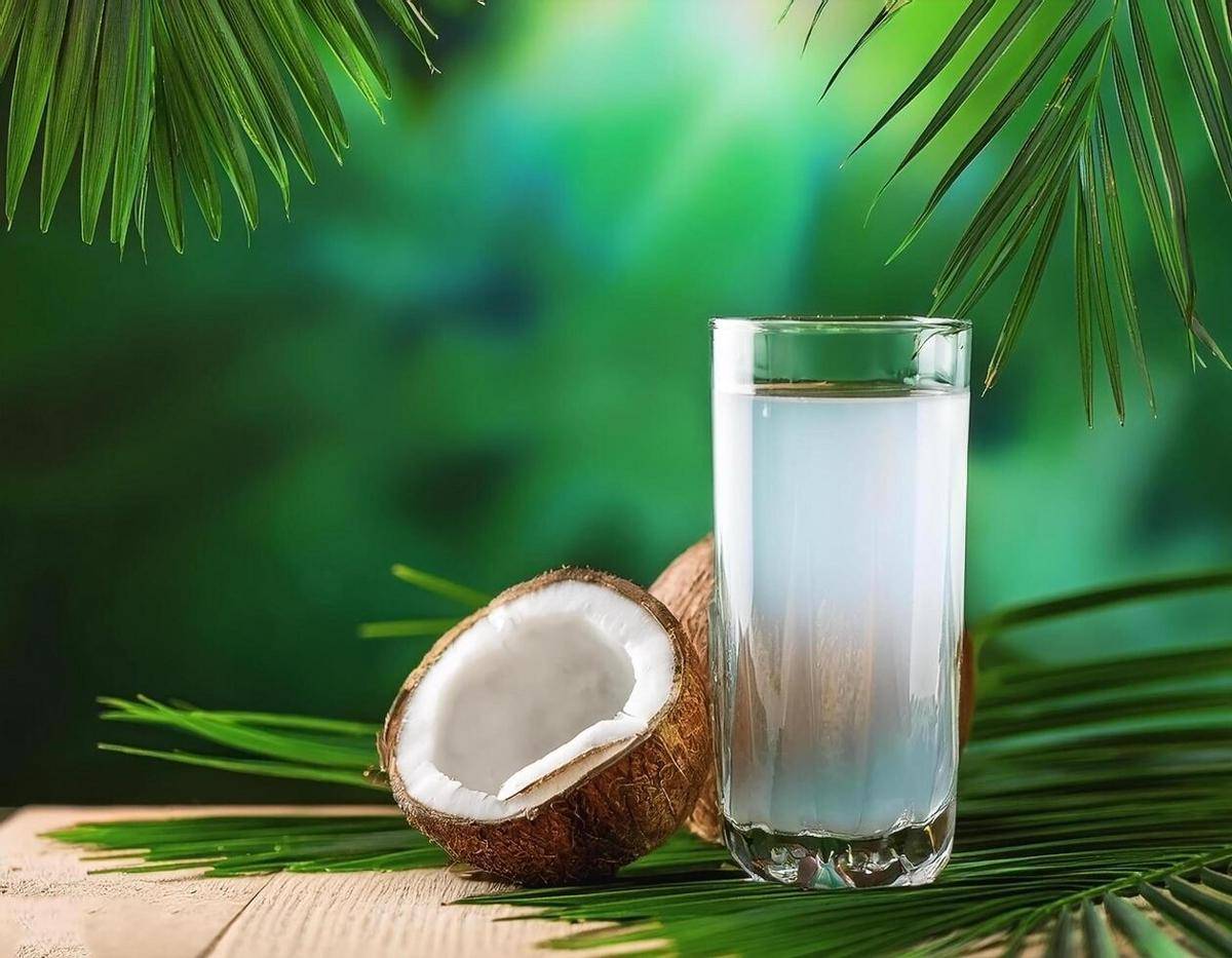 ilustrasi air kelapa (vecteezy.com/Saddha Visual)
