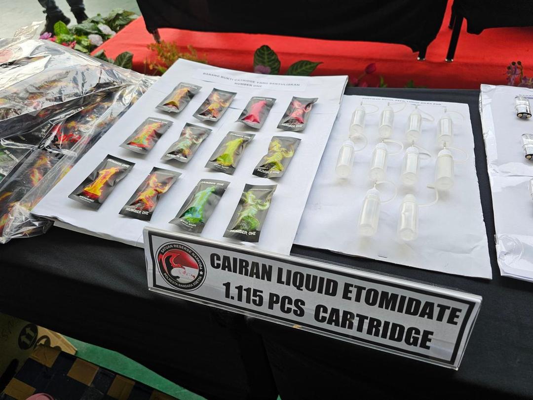Polisi: Bandar Vape Etomidate Incar Remaja Kelas Atas