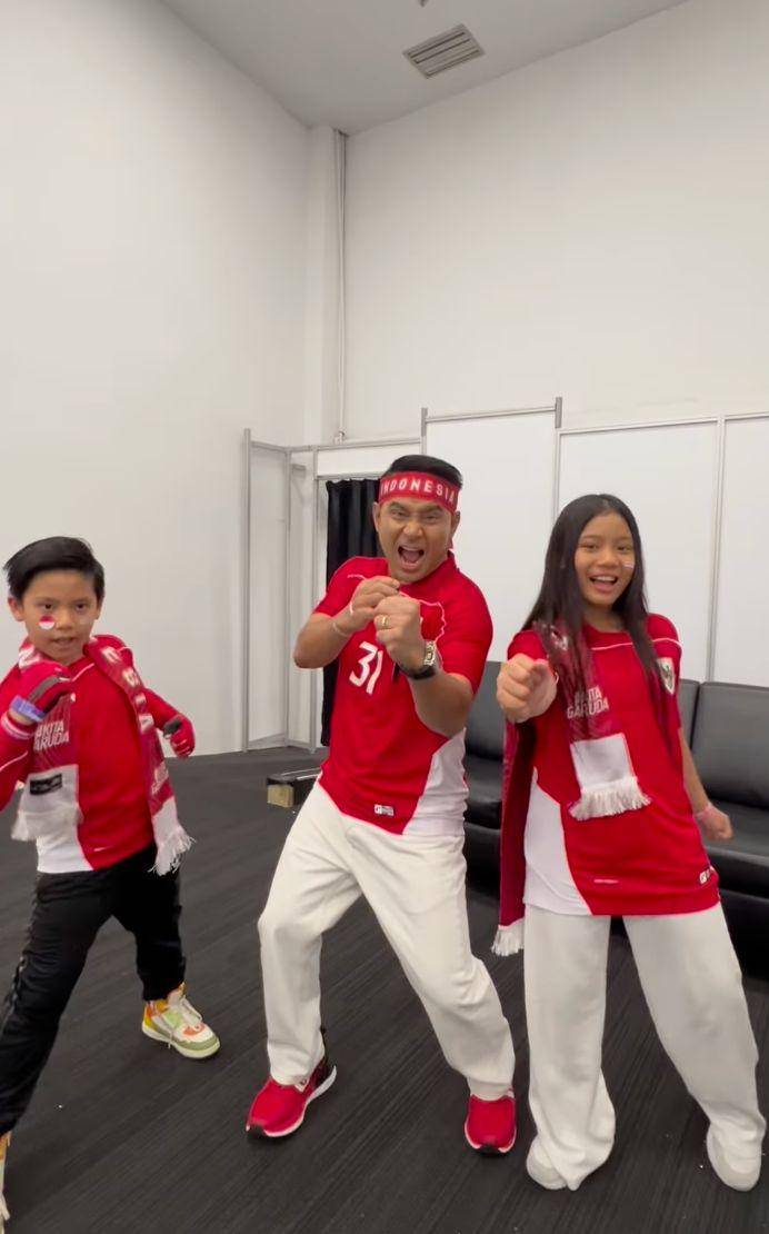 Judika di laga Indonesia vs China (instagram.com/jud1ka)