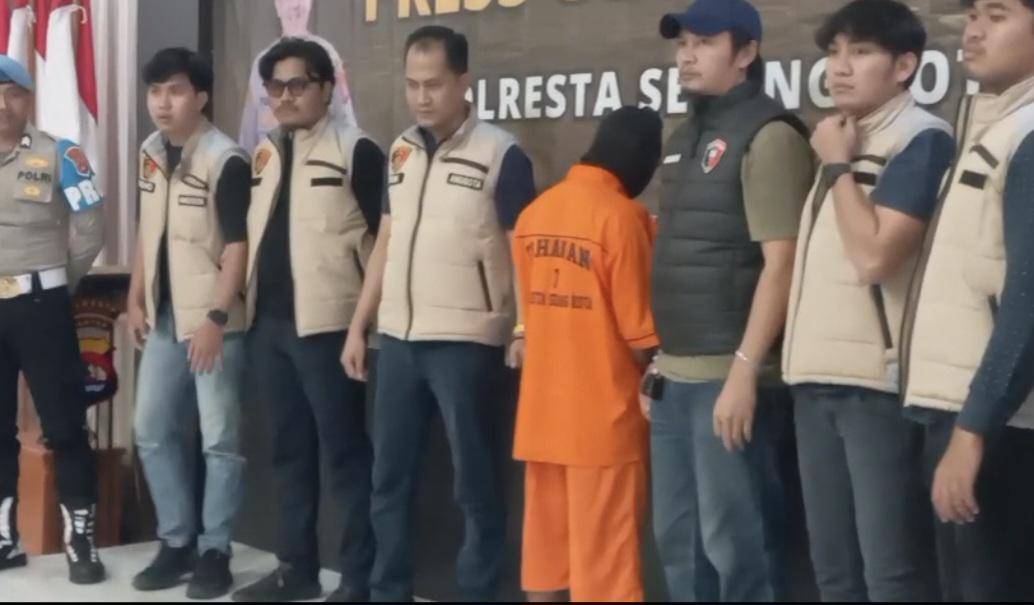 Rilis kasus pembunuhan di Serang (Dok. Khaerul Anwar)