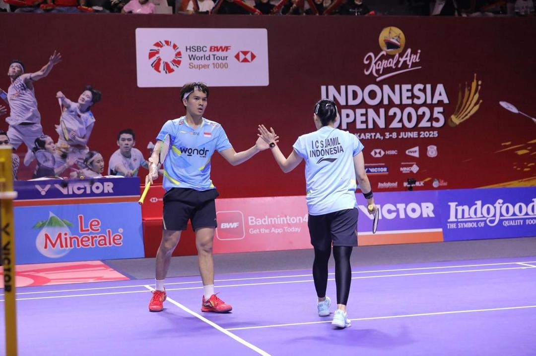Kejutan Adnan/Indah Terhenti di Perempat Final Indonesia Open 2025