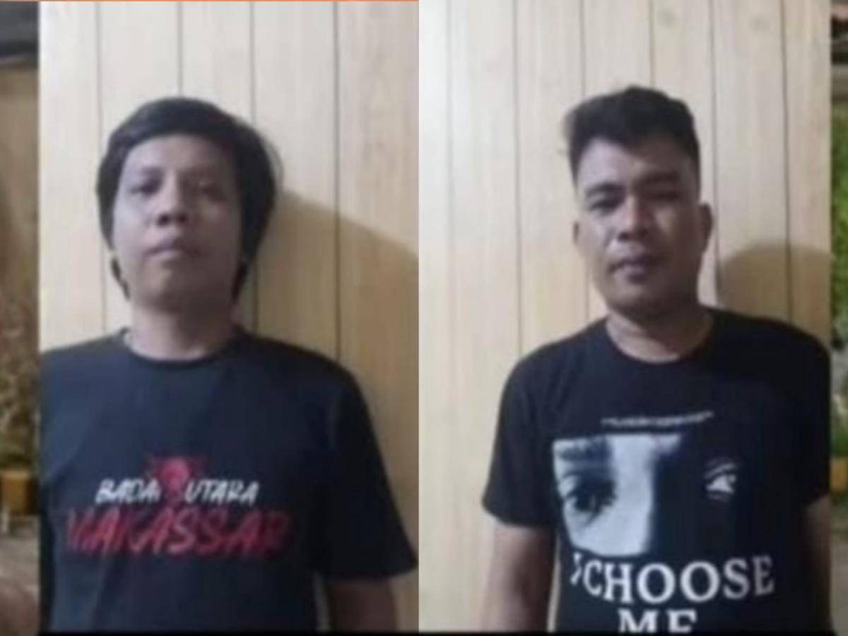 Polisi Tangkap 2 Jukir Liar yang Ngamuk di Mixue Makassar