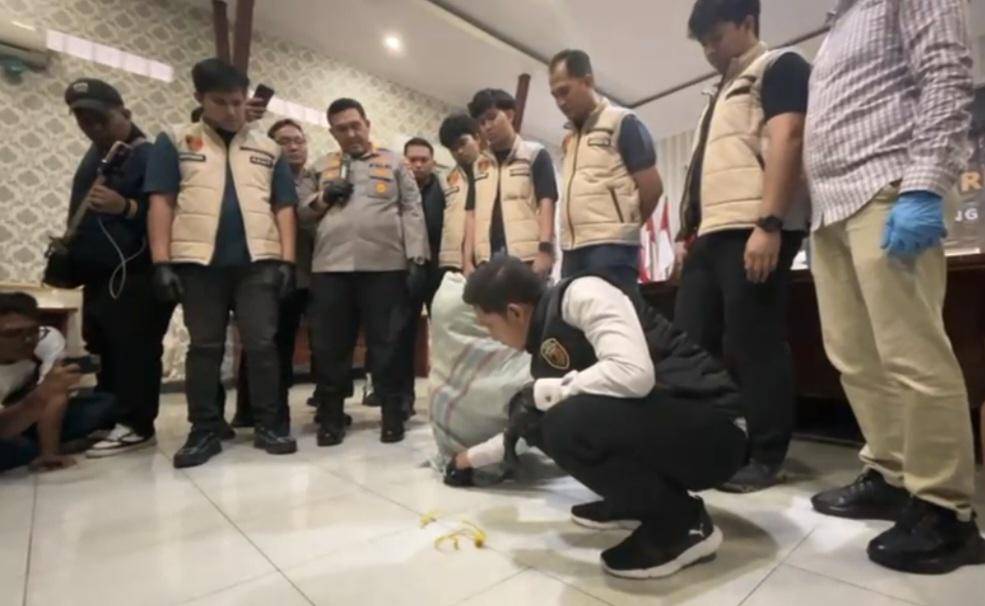 Rilis kasus pembunuhan di Serang (Dok. Khaerul Anwar)