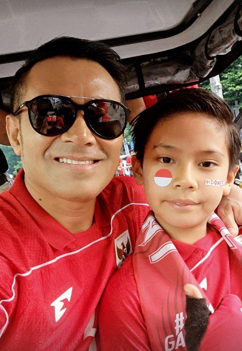 Judika di laga Indonesia vs China (instagram.com/jud1ka)