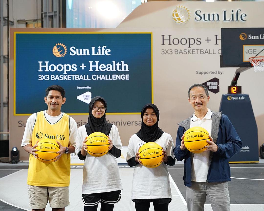 Kampanyekan Gaya Hidup Aktif, Sun Life Gelar Hoops+Health 3X3 Basketball Challenge