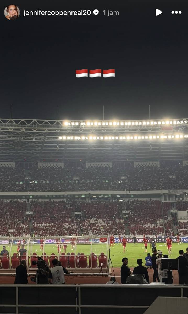 momen WAG mendukung pasangan Timnas (instagram.com/jennifercoppenreal20)