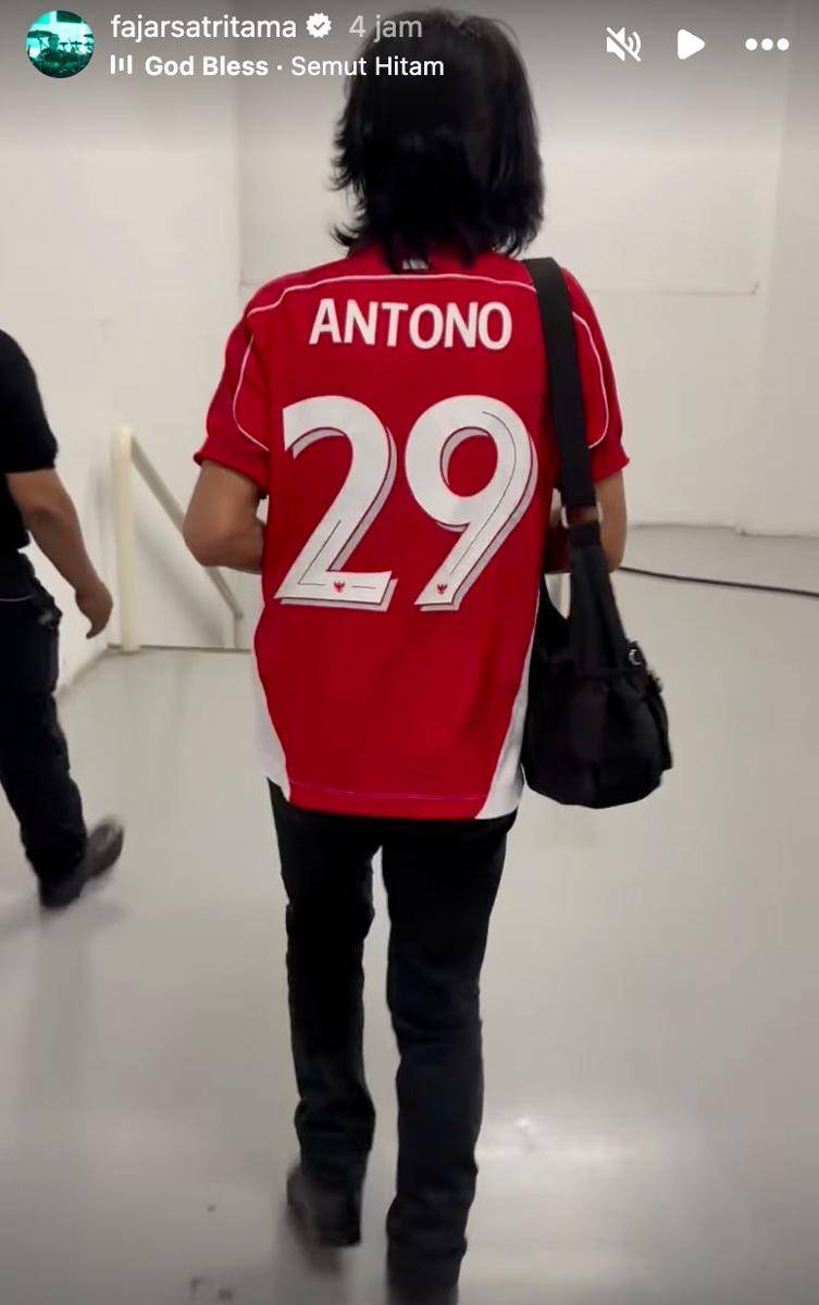 pembukaan laga Indonesia vs China (instagram.com/fajarsatritama)