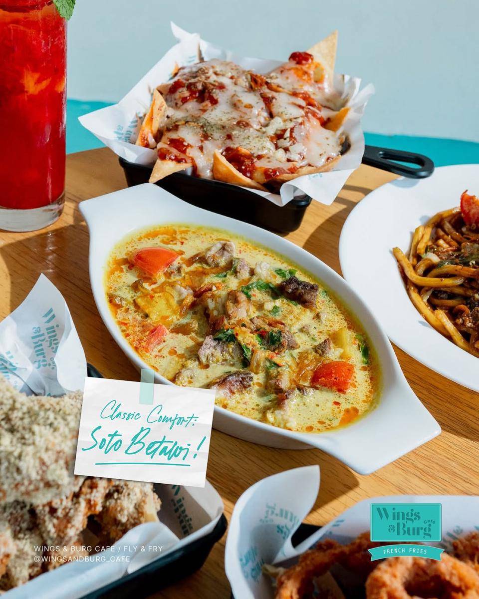 Menu Soto Betawi by Wings and Burg Cafe
