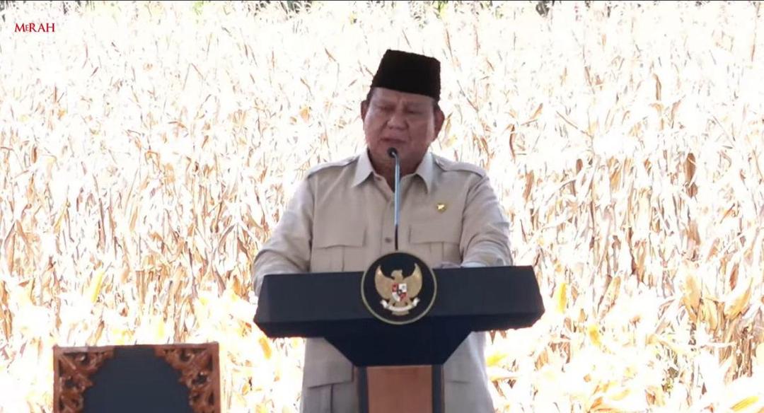 Panen Raya di Bengkayang, Prabowo Tegaskan Indonesia Setop Impor Jagung Mulai 2026