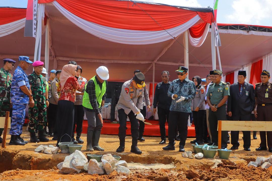 Polda Lampung Bangun Gudang Ketahanan Pangan 23,7 Hektare