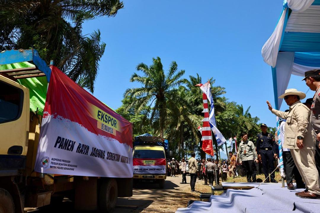 Prabowo Kirim 1.200 Ton Jagung RI ke Malaysia