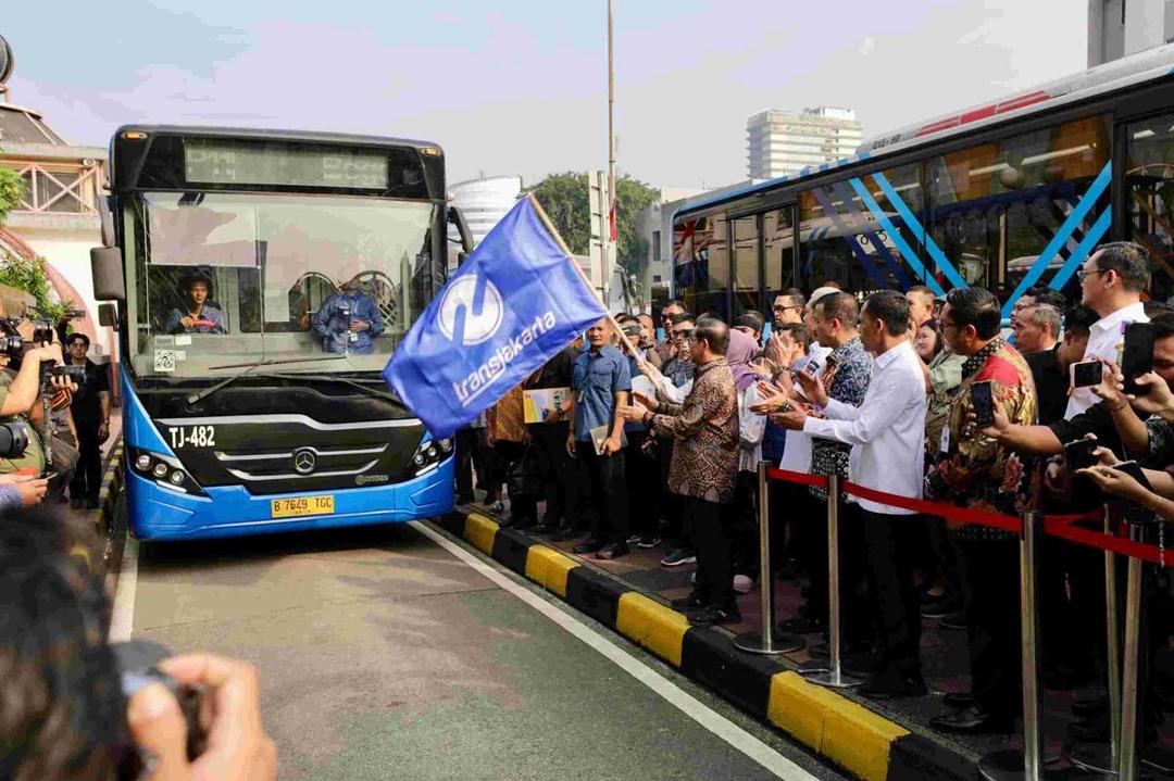 Resmi, Pramono Buka Transjabodetabek P11 Rute Blok M–Kota Bogor Tempuh Waktu 110 Menit 