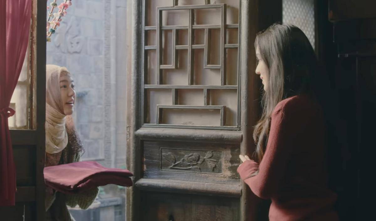 Gabriella Ekaputri di film Assalamualaikum Beijing 2: Lost in Ningxia (YouTube.com/Imperial Pictures)