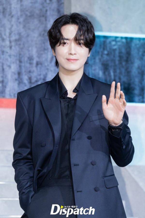 potret pemeran Mercy for None di konferensi pers (dok. Dispatch Korea)