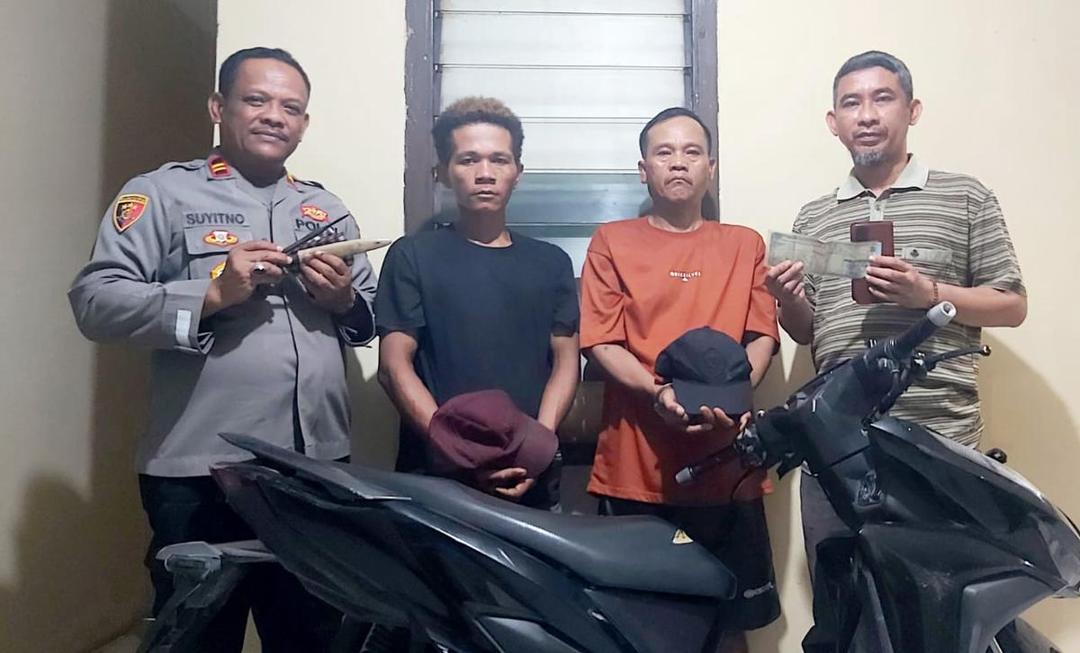 Gak Kapok! Dua Residivis kembali Ditangkap karena Curi Motor Petani
