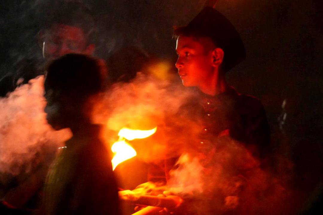 Di Pulau Rempang Malam Takbiran Jadi Malam Perlawanan
