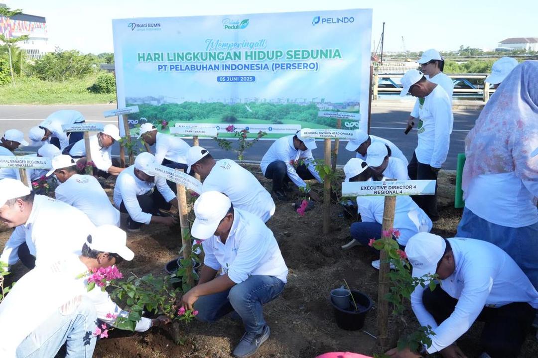 Dukung Pembangunan Berkelanjutan, Pelindo Tanam 40 Ribu Pohon