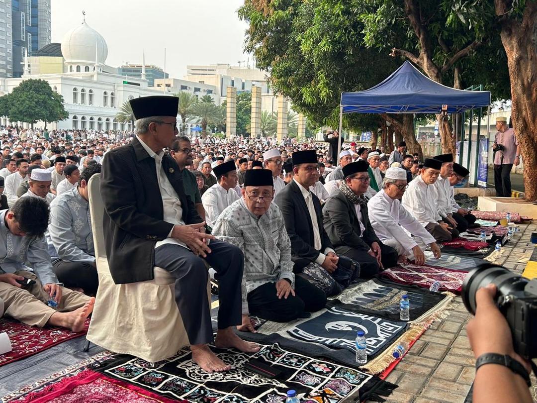 Anies Baswedan Jadi Khatib Salat Idul Adha, Masjid Agung Al-Azhar Sudah Ramai