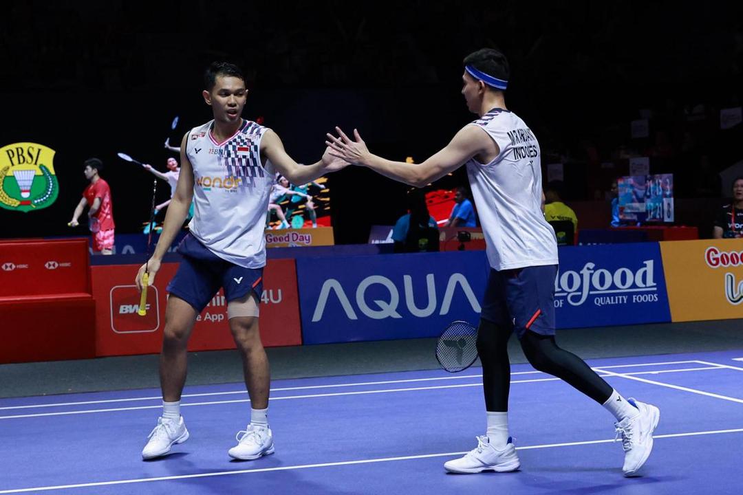 Singkirkan Wakil China, Fajar/Rian ke Semifinal Indonesia Open 2025
