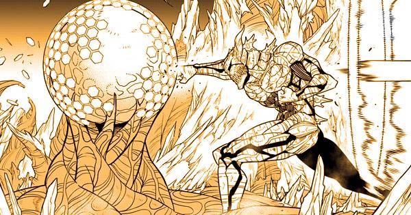 Kafka berhasil mendaratkan pukulannya ke inti monster Daikaiju - Kaiju No. 8